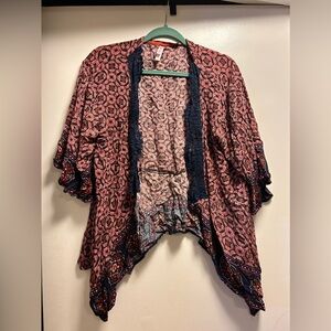 Xhilaration Multicolor Geometric Kimono